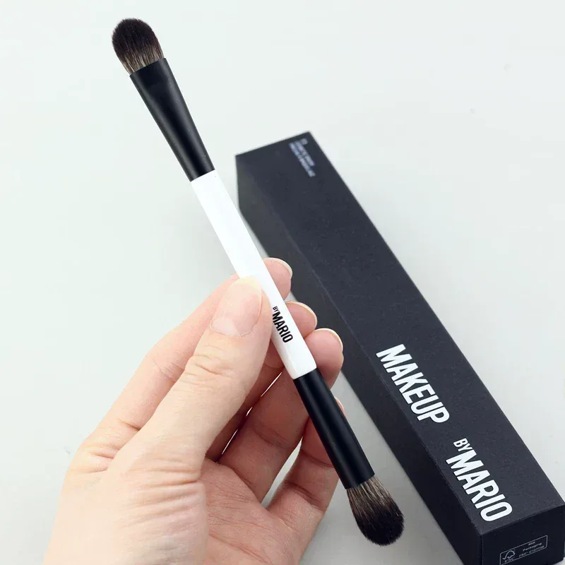 Dual Ended F4 Powder F1 Blush Contour F2 Makeup Brushes with Box Soft Mario Foundation Brush Professional Face Cosmetic Tool