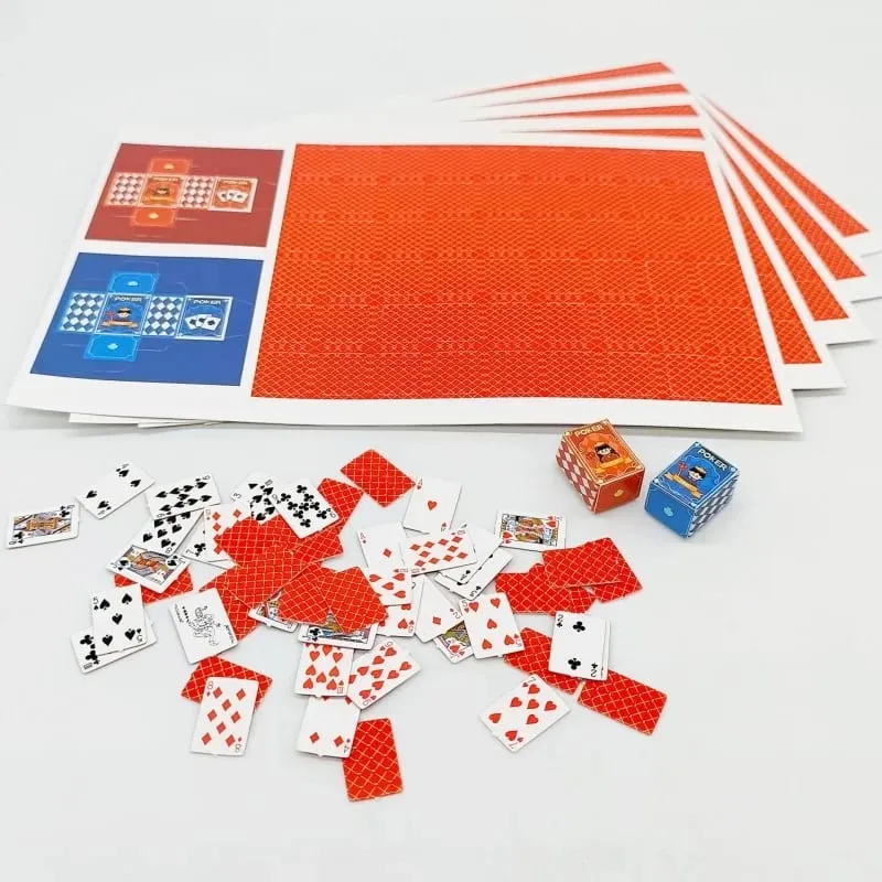 10Pcs Mini Fingertip Playing Cards Portable Outdoor Travel Set - Super Party Game for Gatherings Ideal Small Card Game Toy — image 3