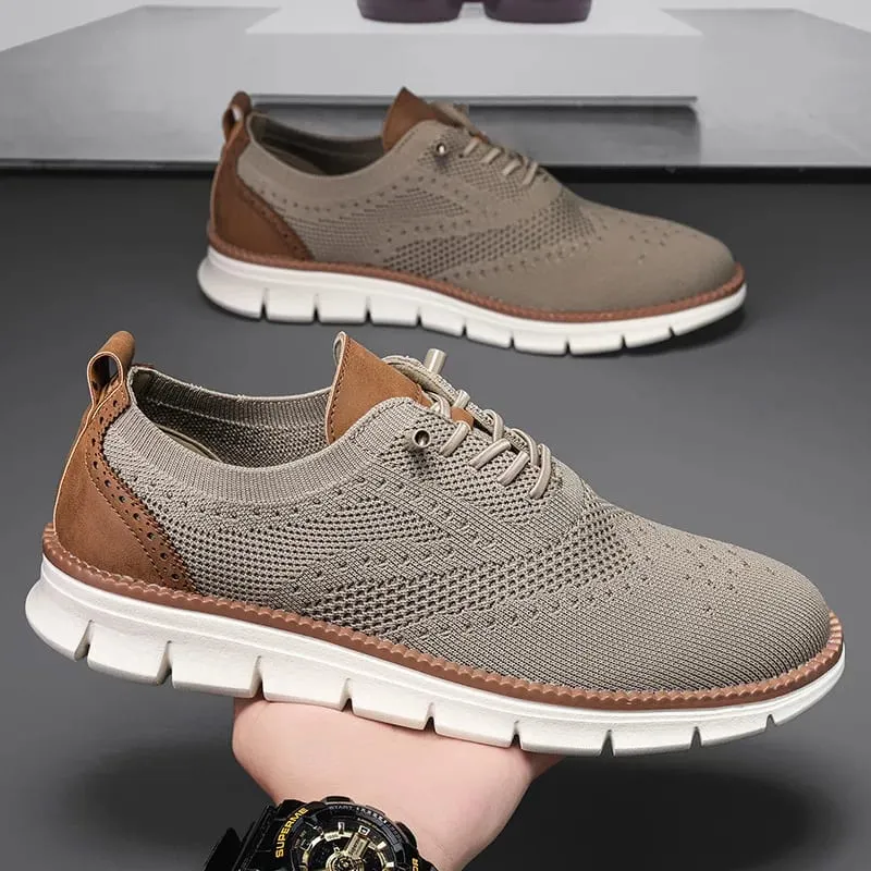 Men Casual Shoes Breeze Stylish Oxfords Fashion Formal Business Urban Breathable Shoes for Male Non Slip Dress Sneakers for Man — image 15