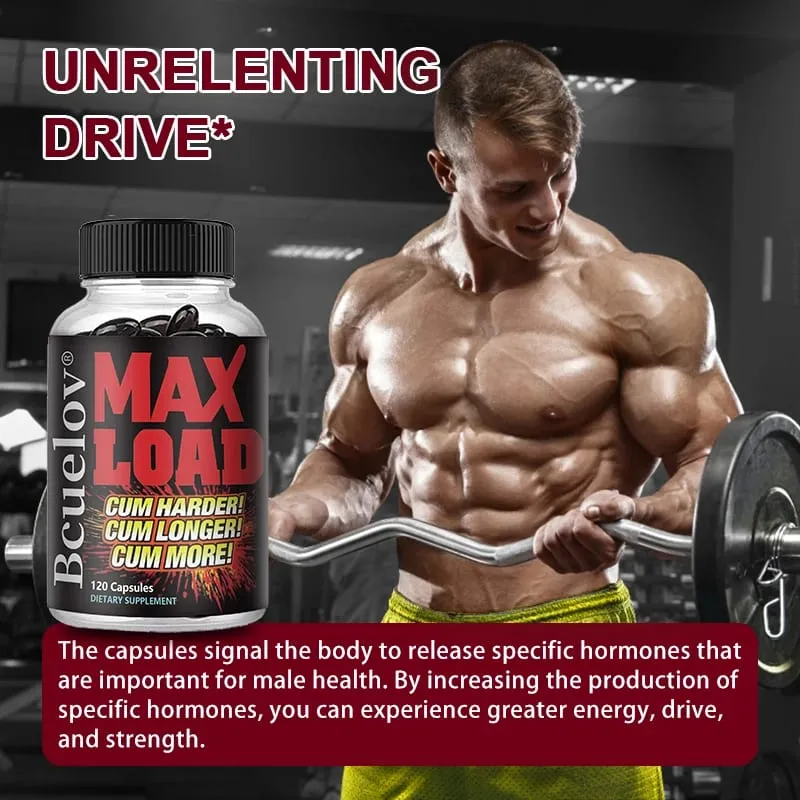 Men's Max Load Capsules - Supports Muscle Mass and Vitality Daily Immune Health Supplement Non-GMO — image 5