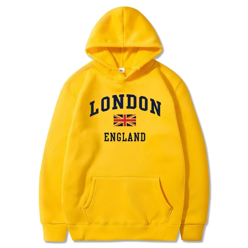 London England Hoodie Men's Hooded Sweatshirts Winter Autumn Fleece Outdoor Sports Casual Pullover men womens Hoodies Clothing — image 3
