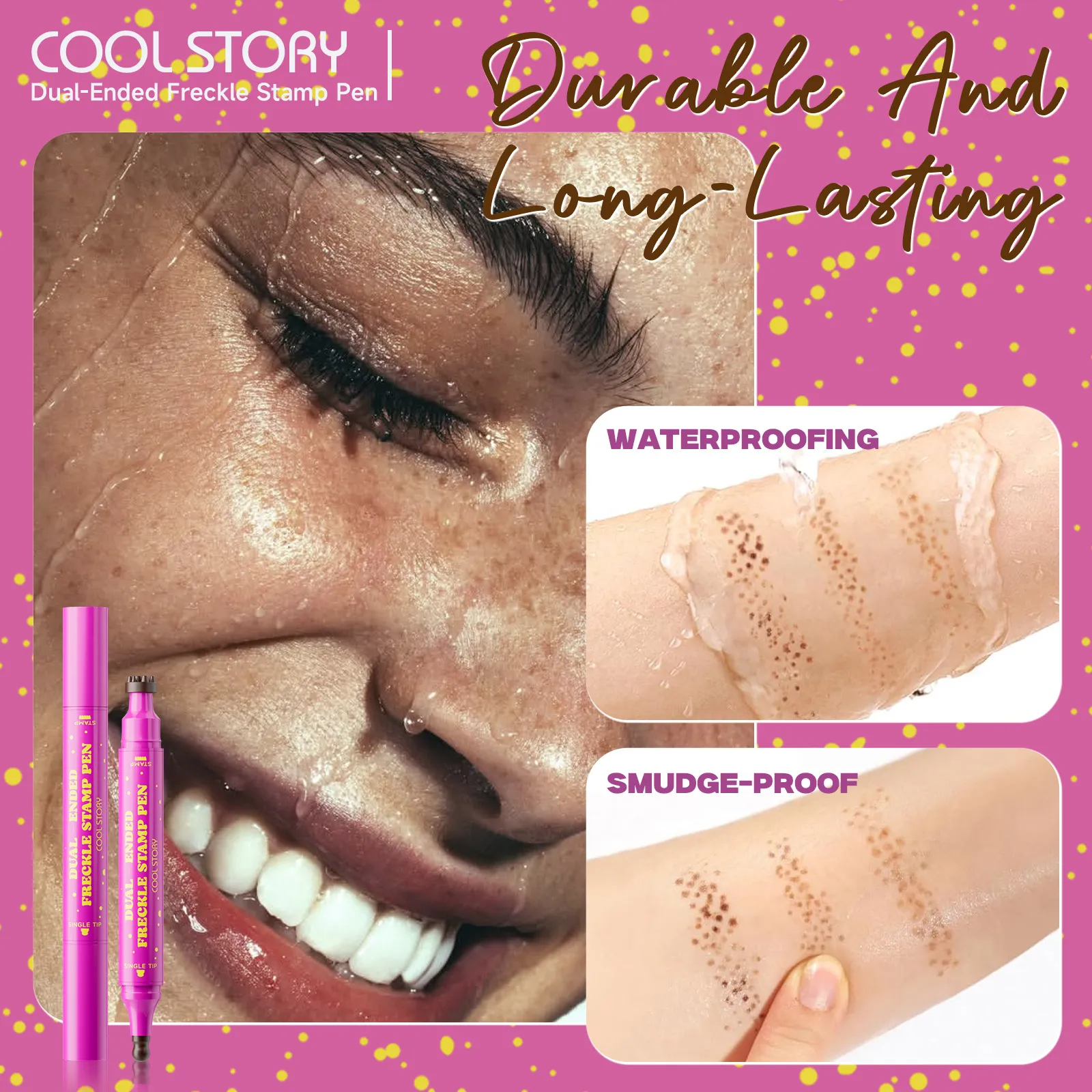 Double Eyeliner Freckles Pen All-in-One Natural Waterproof Lasting Seal Spot Pen Natural Simulation — image 3