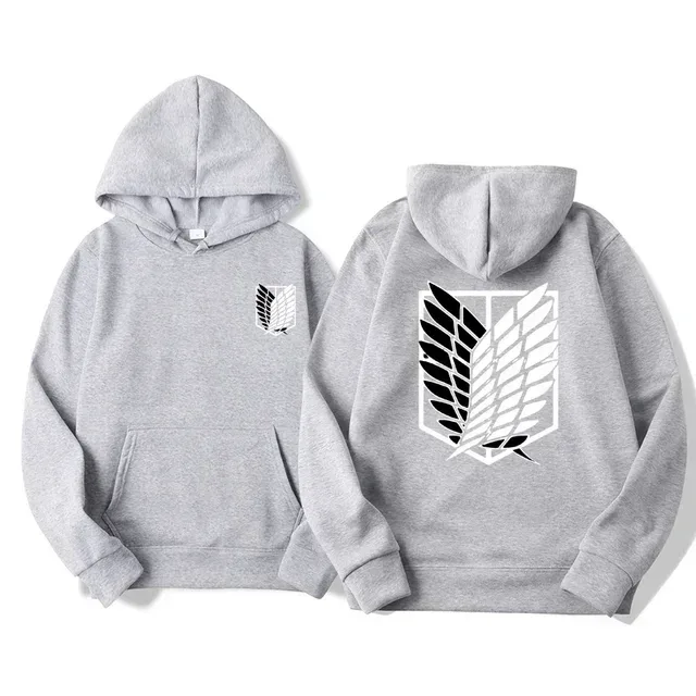 Japan Anime Attack on Titan Men Hoodies Spring Autumn Hip Hop Casual Pullover Top Hoodie Fashion Sweatshirts Jogging Sportswear