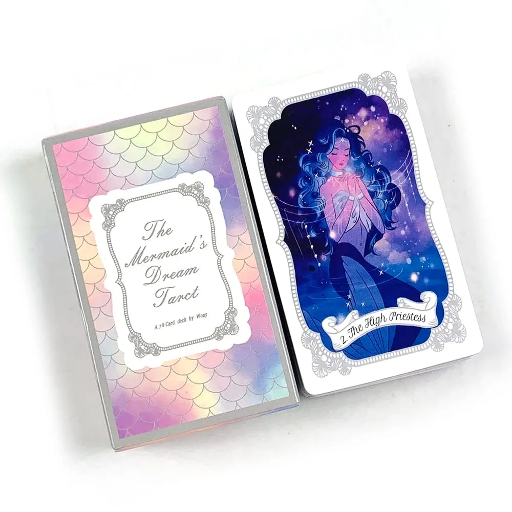 The Mermaid's Dream Tarot Cards 78 Beautiful Tarot Cards For Divination Party Game Ideal for Travel Spiritual Practices & Gift — image 1