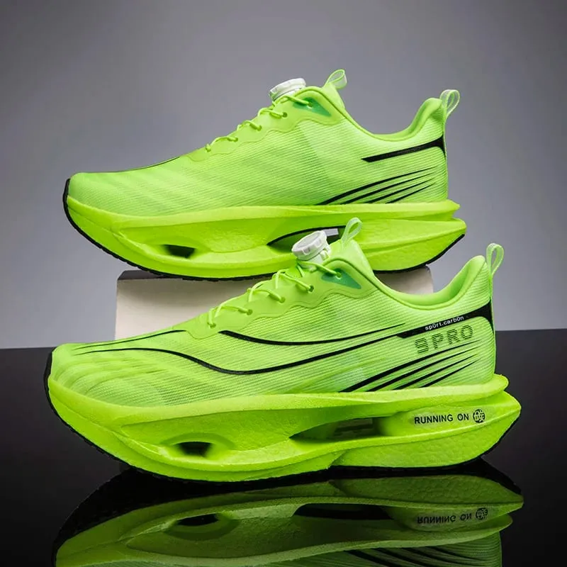 New Running Shoes Carbon Board Marathon Men Sports Breathable Lightweight Women's Comfortable Athletic Nonskid Casual Sneakers