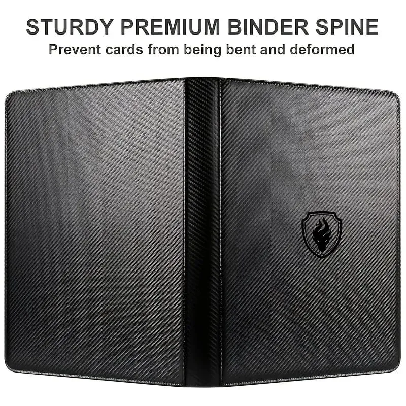 1024 Pockets Trading Card Binder Premium 16 Pockets Card Holder Folders Side Loading Card Album for Sport Game Card