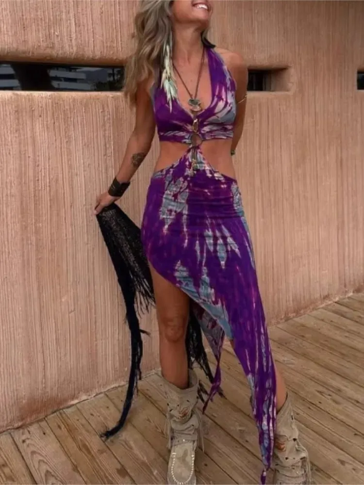 Summer Sexy Boho Dress New Halterneck Fashion Elegant Casual Holiday Beach Party Dresses For Women Robe Femme Vestidos 2026 — image 2