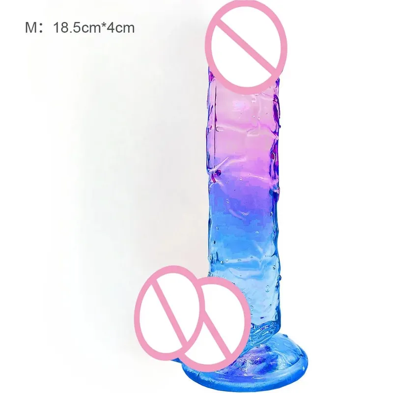 Transparent Big Dick 9 Sizes Realistic Jelly Dildo Women Gay Anal Sex Toys Soft Clitoris Vaginal Masturbators Penis Suction Cup — image 15