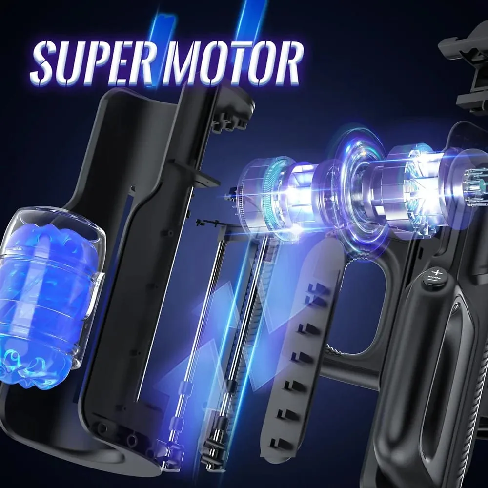 Dual Handles Leten King Sex Machine Electric Thrusting Male Masturbator Orgasm Adult Toys 2 Soft Sleeve Voice Penis Stimulator