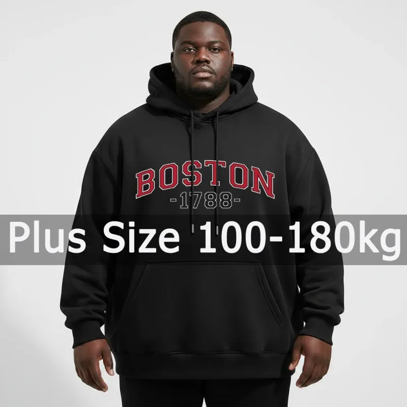 Plus Size Men Hoodies Sweatshirt Autumn Winter Long Sleeve Pullover 5XL 6XL 7XL 90-180kg Cotton Sport Tops Big Size Men Clothing — image 22