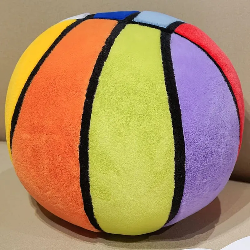 Basketball Plushie Simulation Basketball Throw Pillow Fill Plump Bedroom Decorations Skin-friendly Holiday Gift For Boy And Girl