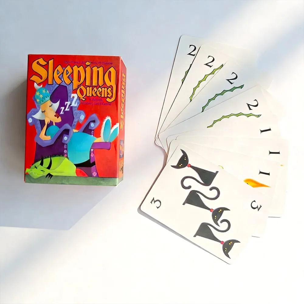 The Sleeping Queens Card Game Buong English Version Family Board Game 2-5 na Manlalaro Strategy Card Game para sa Matanda Mga Regalo sa Party — image 3