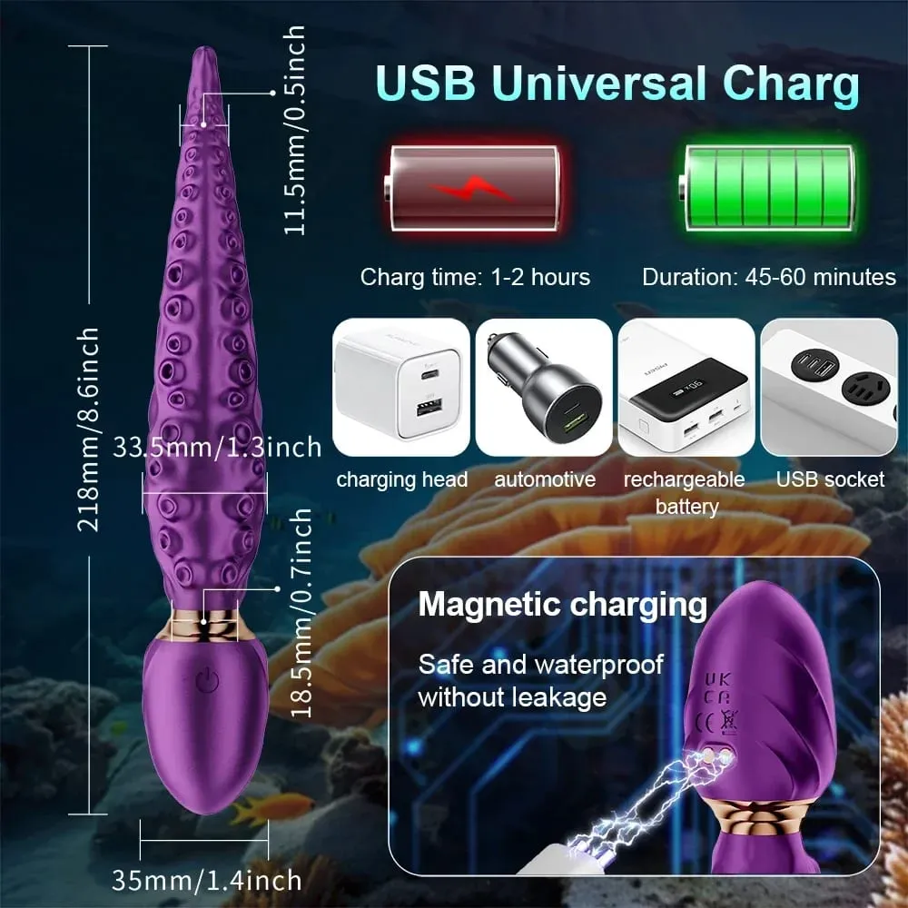 Artificial Tentacle Vibrator Women G-Spot Vagina Masseger Erotic Clitoris Stimulator Nipple Clitoral Dildo Adult Sex Toy — image 5
