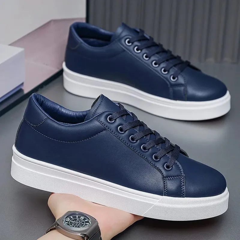 New Hot Selling Fashionable Men's Board Shoes Trendy White Shoes Student Sports Leisure Shoes Versatile Men's Shoes — image 2