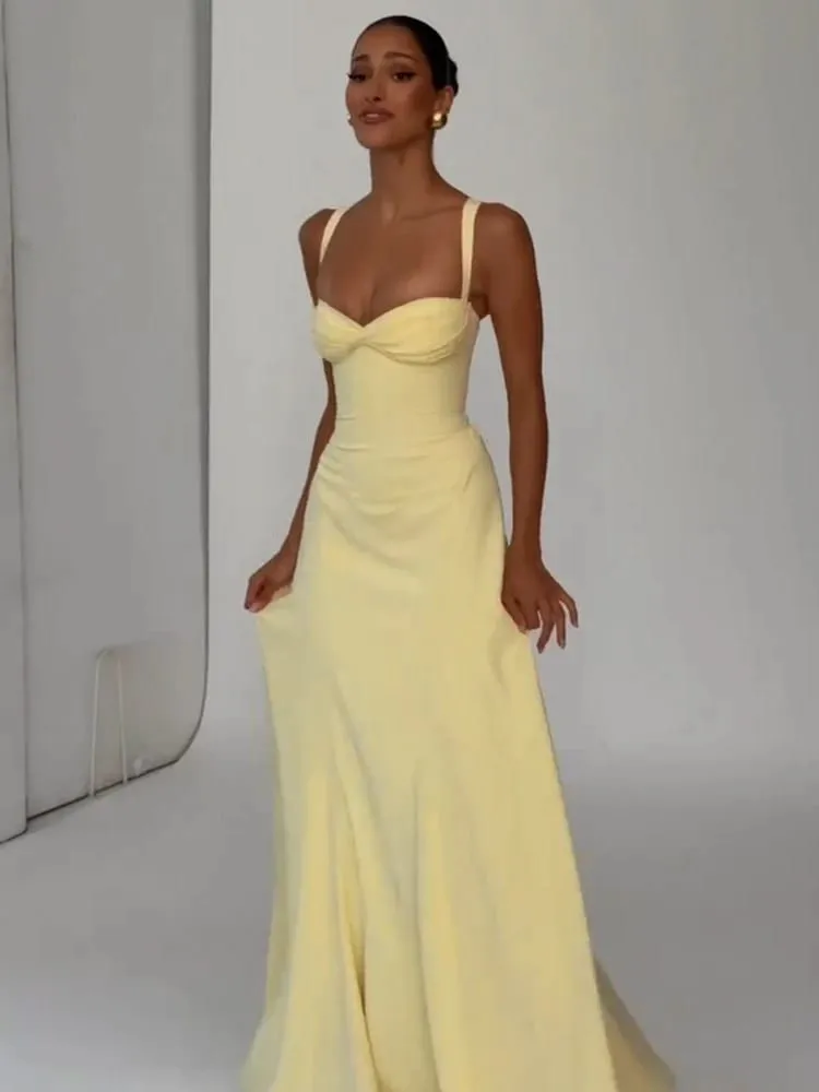 Lady Sexy Strapless Split Solid Geplooide Jurk Vrouwen Chic Backless Hoge Taille Off-shoulder Jurken 2026 Nieuwe Avondfeest jassen — image 3