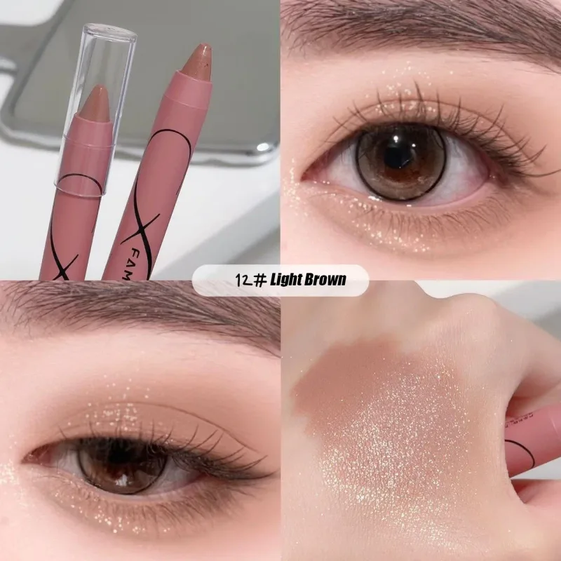 Pearl Lying Silkworm Highlighter Eye Shadow Pen Matte Glitter Eyeshadow Stick White Pearlescent Brightening Eyeliner Cosmetic — image 13