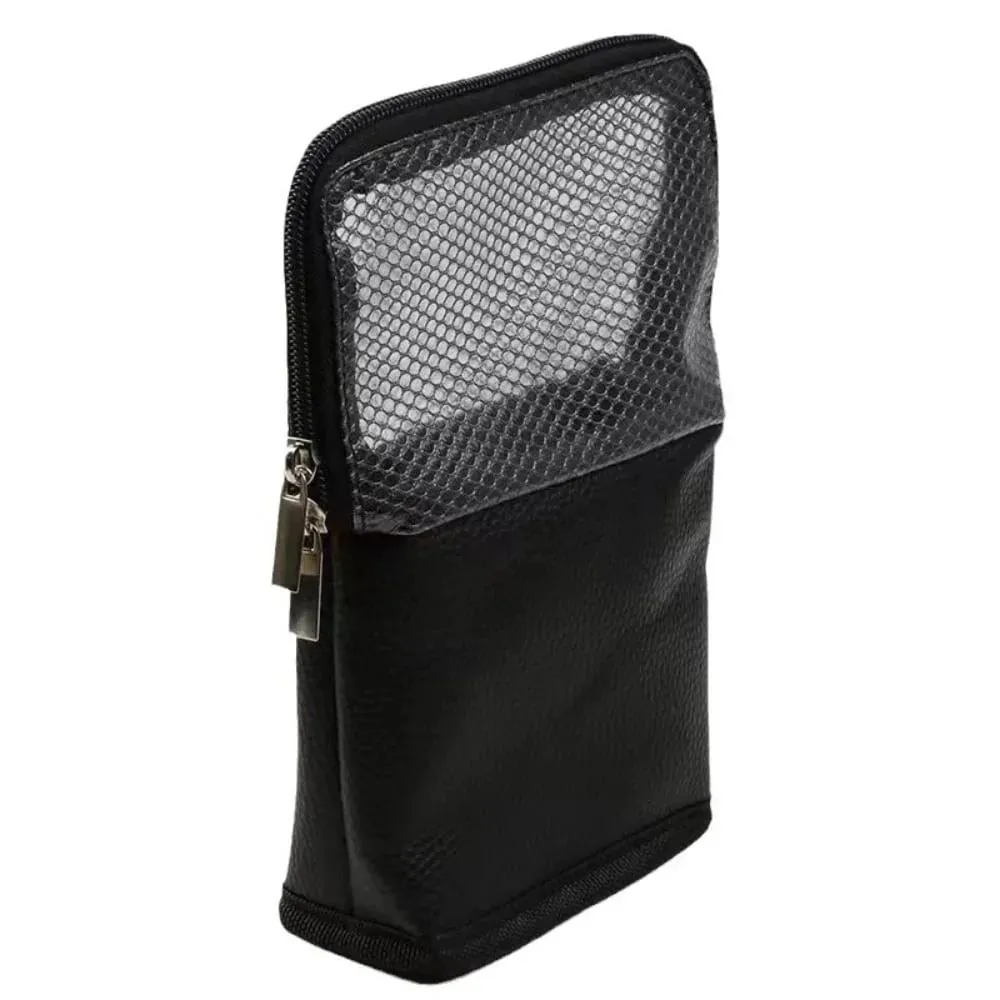 Standing Mesh Makeup Brushes Bag Waterproof Makeup Brush Storage Organizer Holer Women Girl's Comestics Toiletry Bag — image 5
