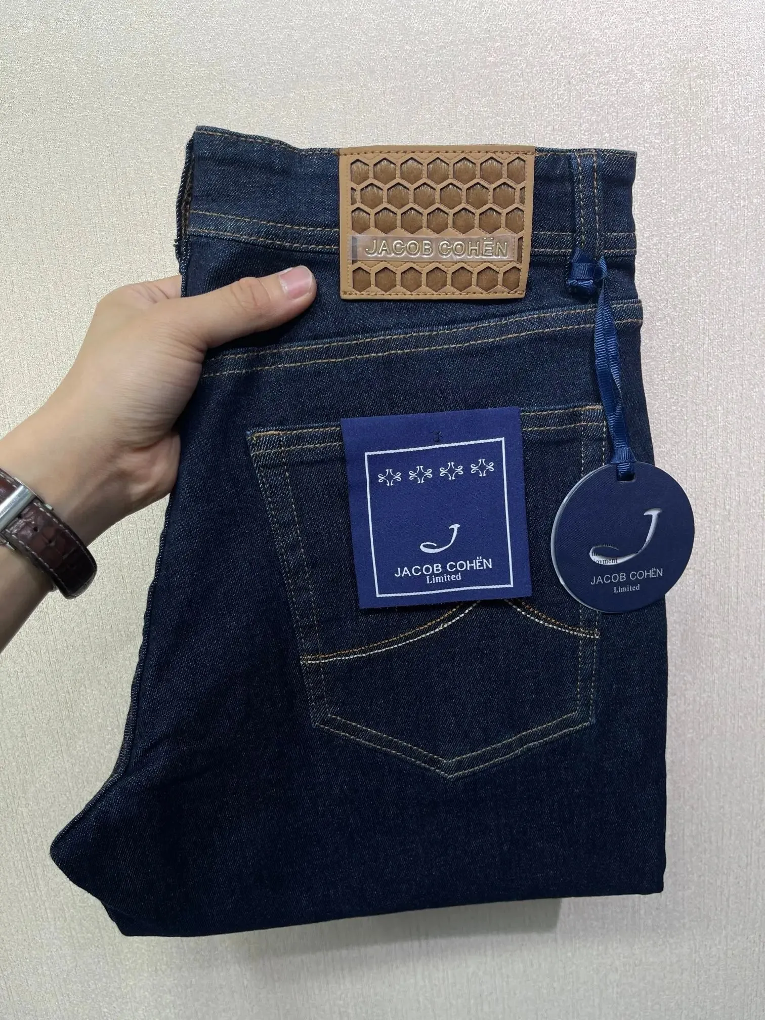 Jeans Thick Cotton Men 2025 Autumn Winter new casual warm Blue embroidery comfortable straight Big size 30-40 Pants