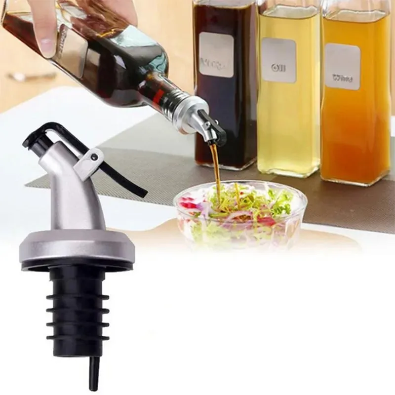 Leak-proof Capwine Cap Olive Oil Dispenser Bottle Designed for Pour Spout Vinegar Sauce Wine or Salad Dressing Bottle Dispenser