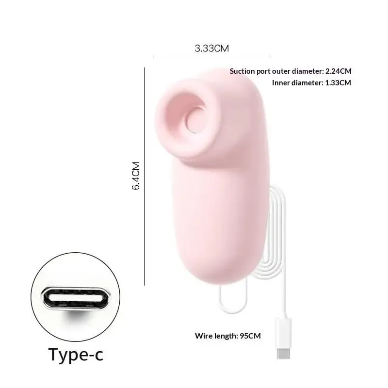 Clitoral Sucking Vibrator Vacuum Stimulator Nipple Massager Rechargeable Waterproof Sex Toy for Women Couples Gift
