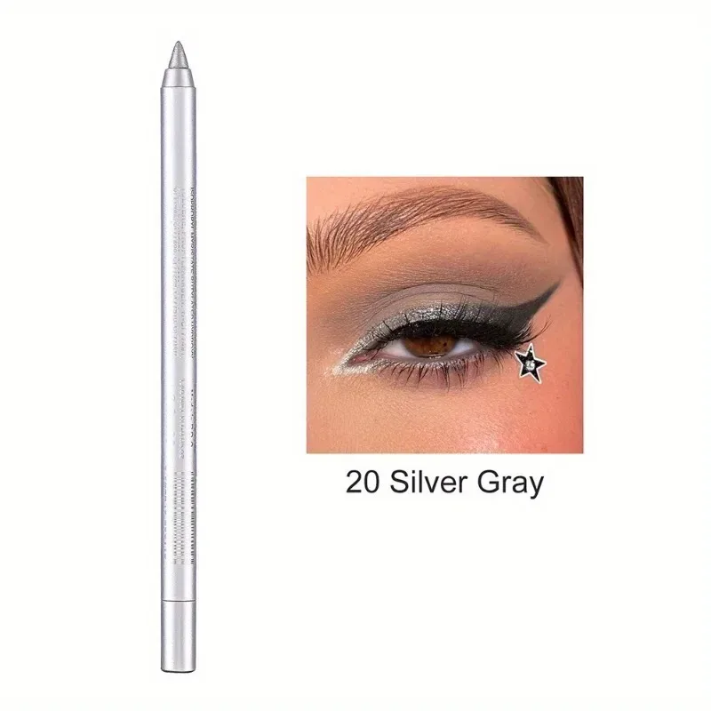 Matita per eyeliner perlescente a 17 colori, colorata, impermeabile, a lunga durata, opaca, liscia, facile da indossare, ombretto, penna per eyeliner, trucco per gli occhi — image 22