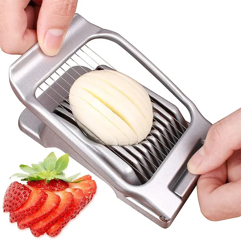 เครื่องตัดไข่สำหรับไข่ต้มสแตนเลสสตีลเครื่องตัดไข่ Dicer เครื่องตัดสตรอเบอร์รี่เห็ดเครื่องตัด JT188 — image 1