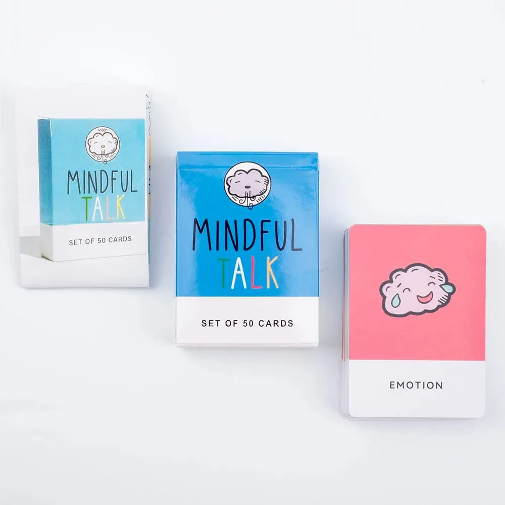 Mindful Talk Board Game 50 Cards Ice Breaker Social Gathering Closer Friends Funny and Meaningful Party Game — image 3