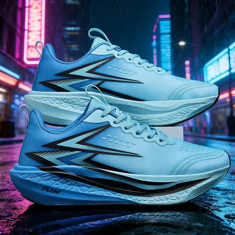 Sports Running Shoes Speciality Marathon Men Breathable Lightweight Carbon Board Women's Comfortable Athletic Nonskid Sneakers — image 1