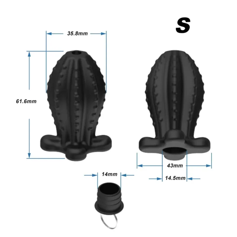 4 Ukuran Silikon Butt Anal Plug Anus Terowongan Vagina Jangkar Shower Enema Dilatador Dildo Bdsm Mainan Wanita Pria Masturbasi Mainan Seks