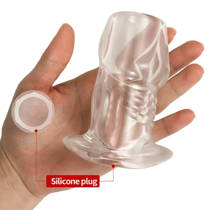 Hollow Anal Plug Stopper Soft Speculum Peeking Butt Expander Anus Dilator Enemator For Women Men Gay Sex Toy Sex For Women Men — image 3