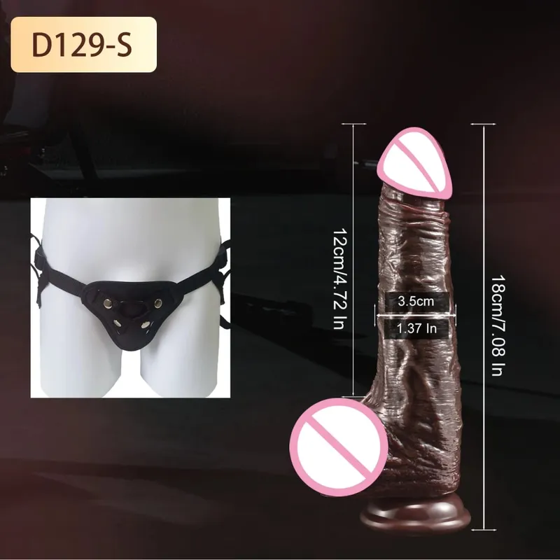 Realistic Dildo Sliding Foreskin Big Penis Suction Cup Dildos Female Masturbator Fake Dick Adult Anal Sex Toys for Women Men Gay — image 12