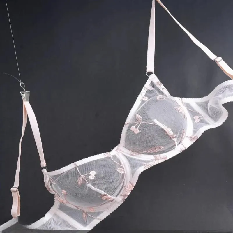 European Style Lace Sheer Embroidery Underwire Bra Minimizer Big Bust Anti-Sagging Support Comfort Soft Lingerie S-XL — image 13