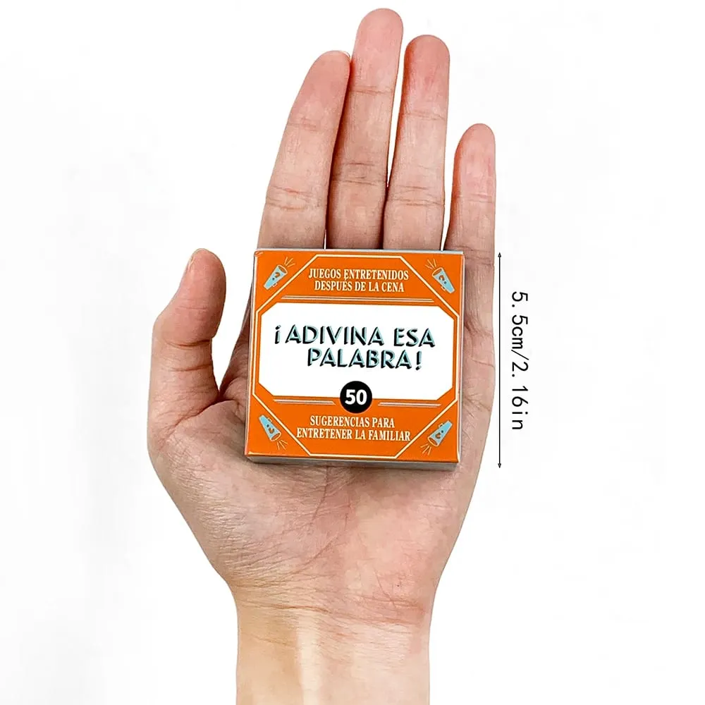 ¡Adivina Esa Palabra! 50 Spanish Family Game Cards – After-Dinner Entertainment & Interactive Word Guessing for Family Bonding — image 6