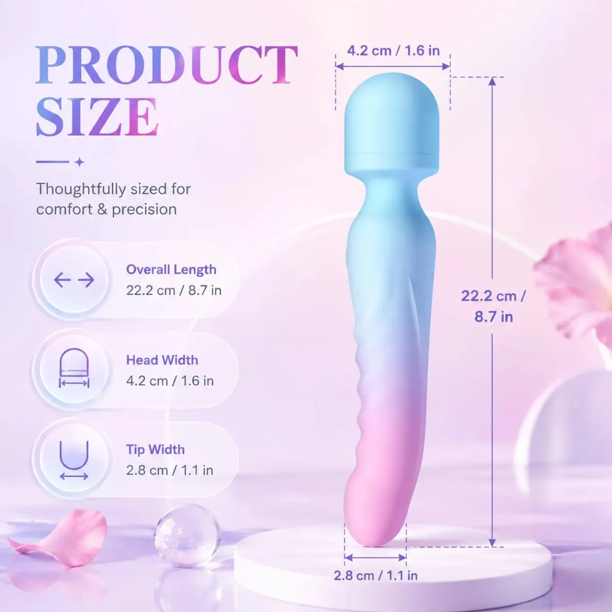 AV Vibrator for Women Powerful G Spot Dildos Magic Wand Clitoris Stimulator 3 IN 1Vagina Massager Adults Sex Toys for Woman — image 5