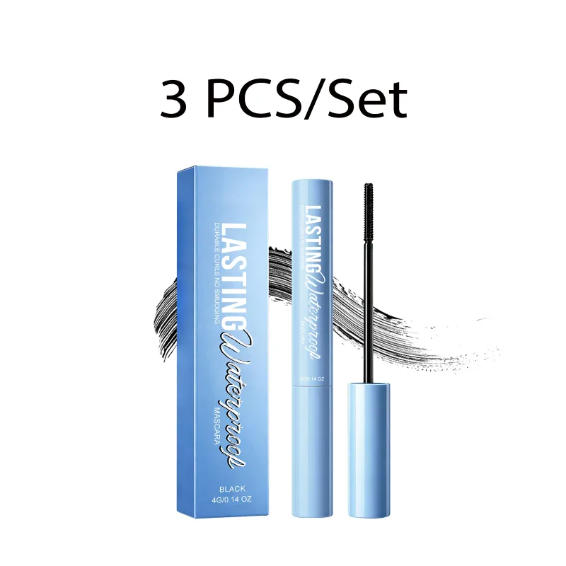 Curling Mascara Long Lasting Waterproof Smudge Proof Volumizing Eye Makeup Nourishing Formula Black Silk Fibre Mascara 4g — image 9