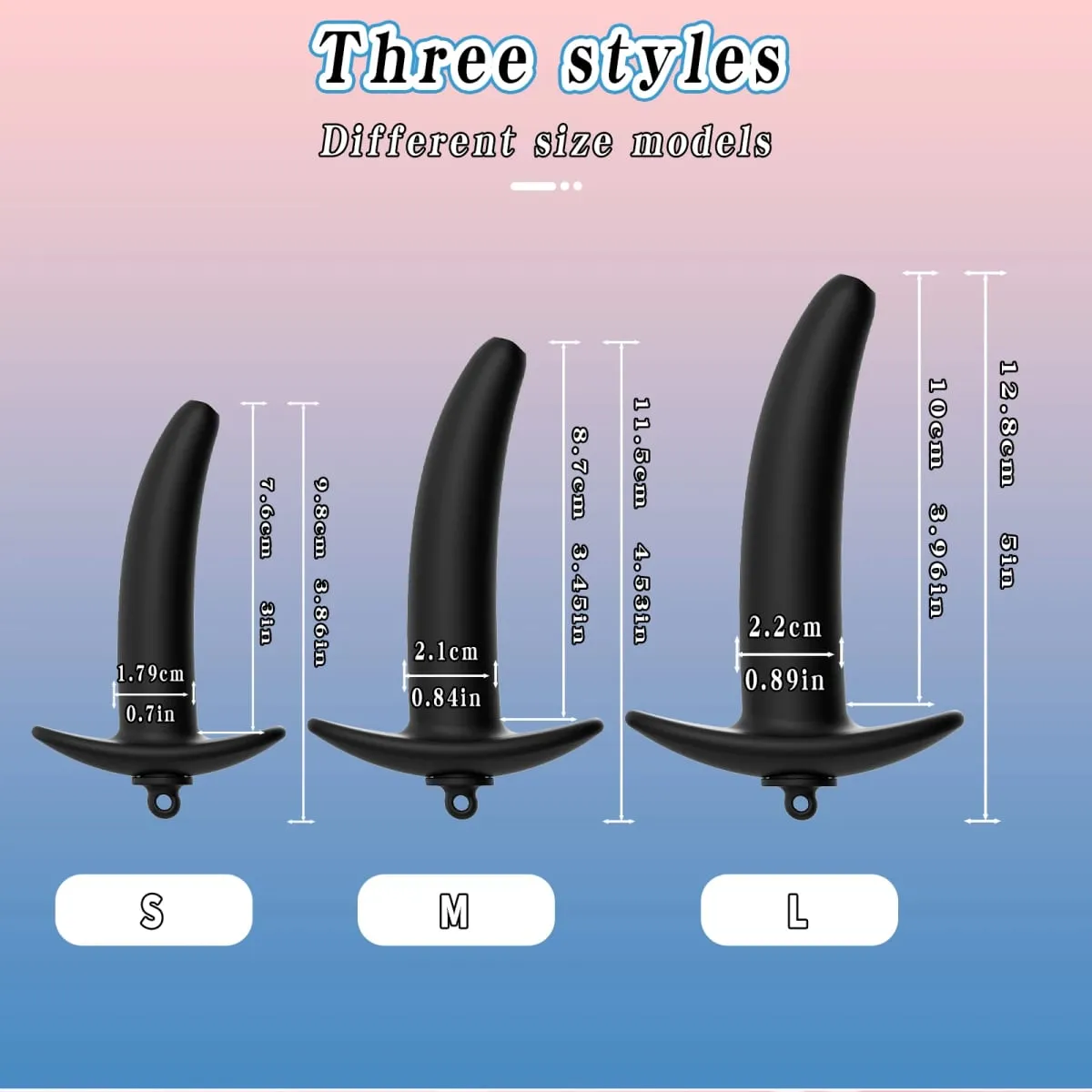 Hollow Speculum Peeking Anal Beads Butt Plug with Stopper Expander Tunnel Enema Anus Dilation Adult Sex Toys for Women Men Gay — image 4