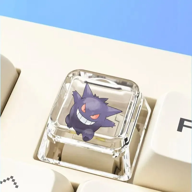 Cross mechanical keyboard personalized anime keycap single Charmeleon Blastoise Eevee transparent cartoon keycap — image 25