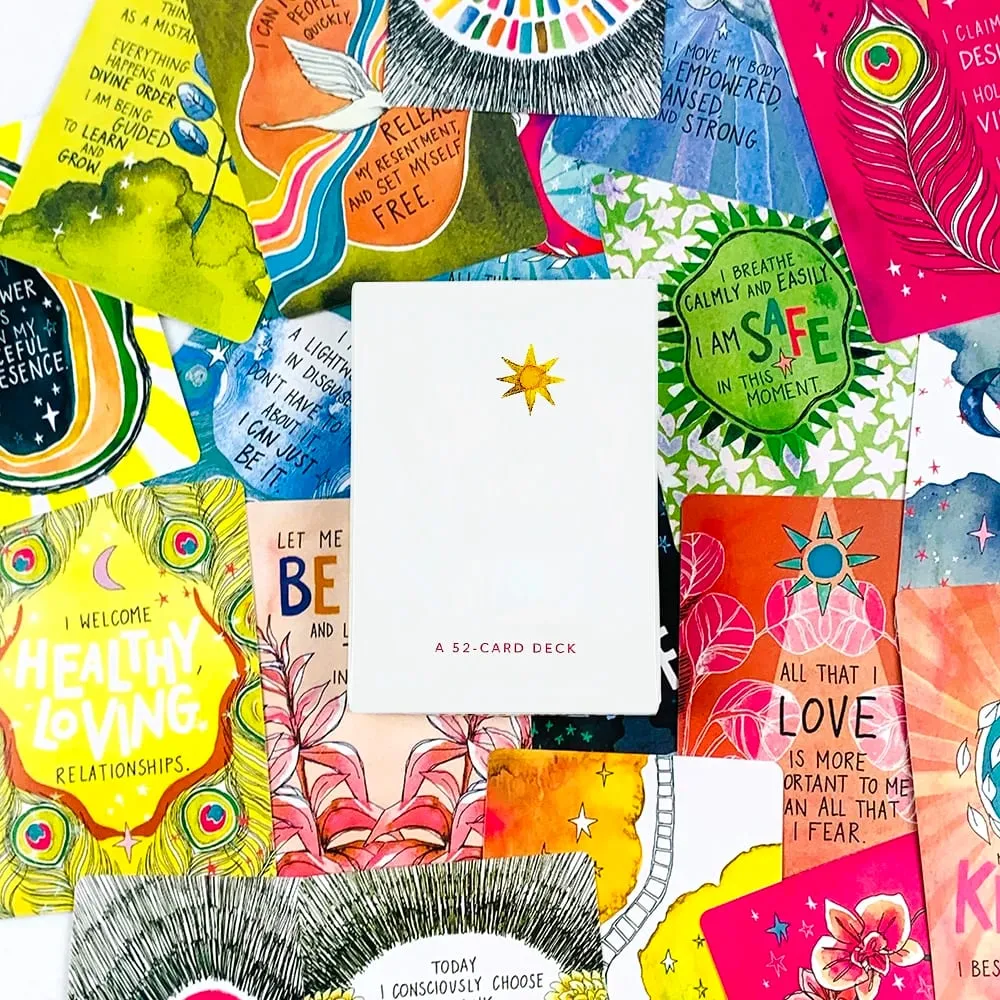 A 52pcs Oracle Cards Mental Healing Board Game For Beginners And Collectors Family Gathering Divination Playing Card Game — image 2