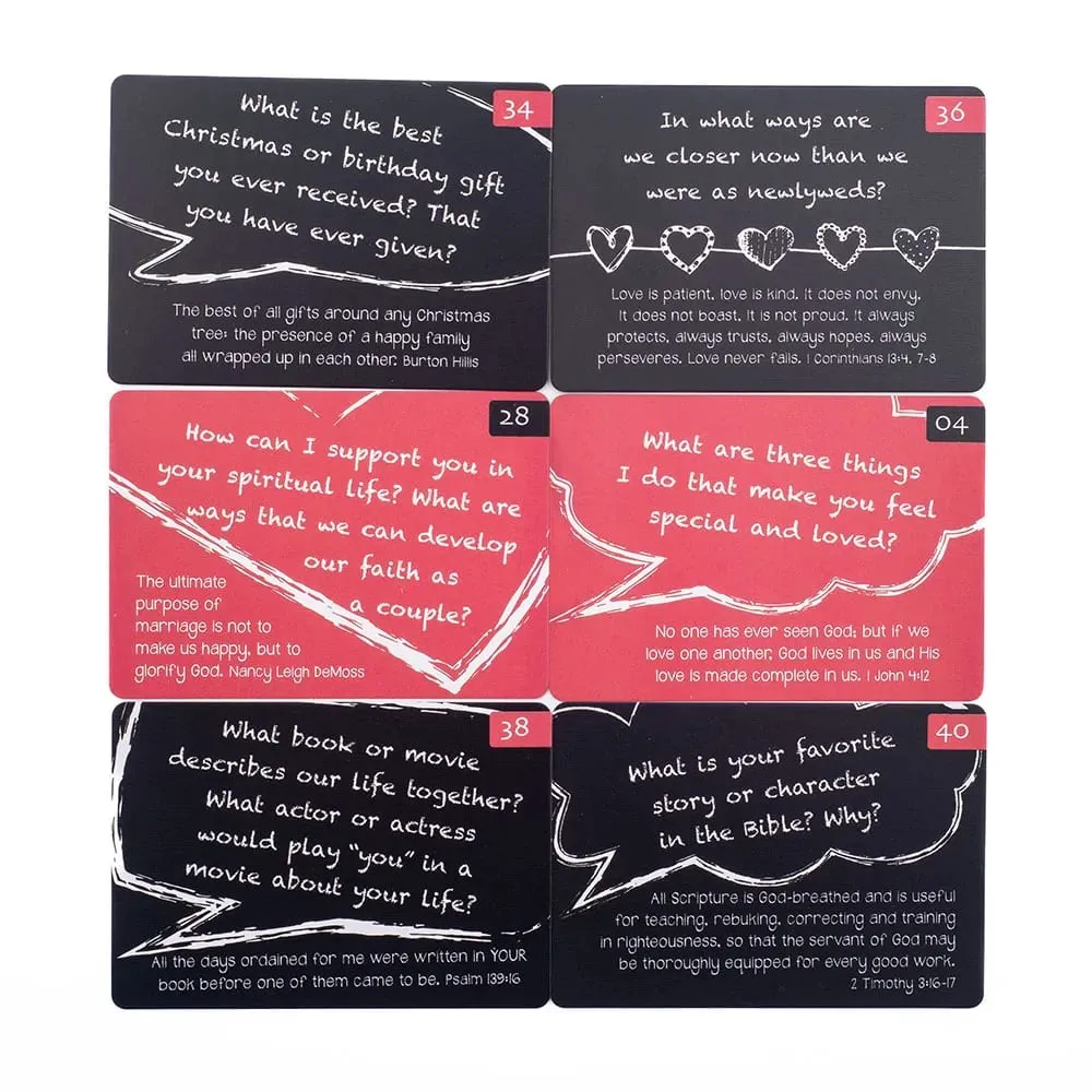 Conversation Starters for Husbands and Wives Couple Game Cards Set for Bedroom Communication and Fun Board Game — image 5