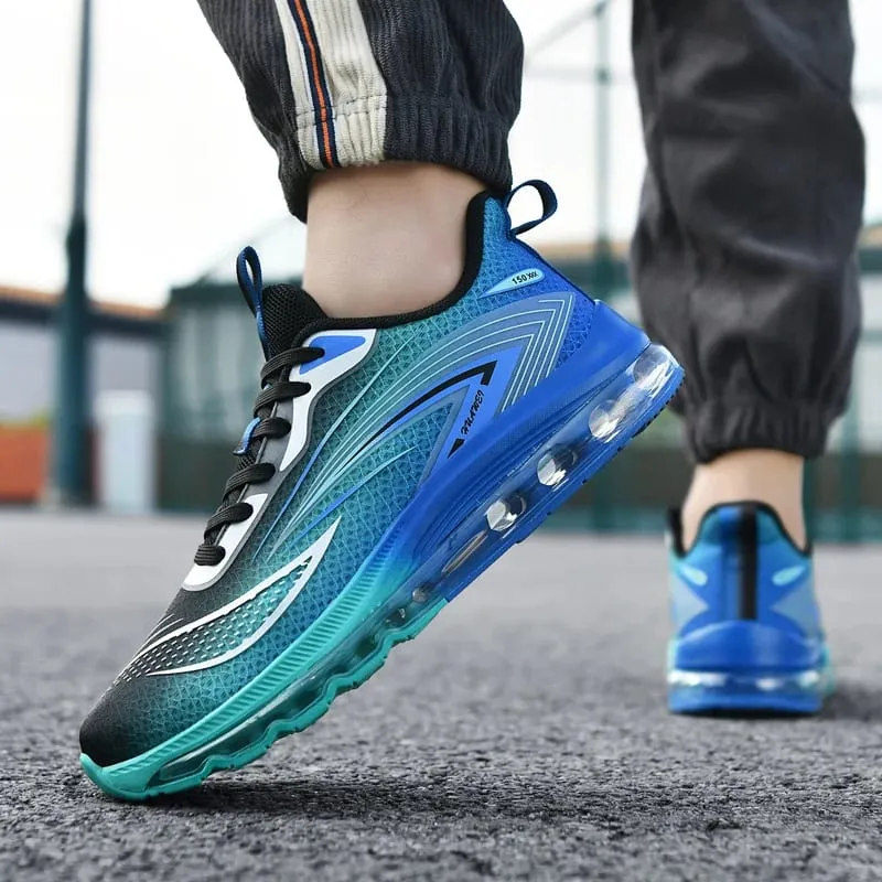 Men's Fashion Sneakers Breathable Comfortable Lightweight Walking Shoes Casual Sports Running Tennis Gym Training Shoes for Men — image 3