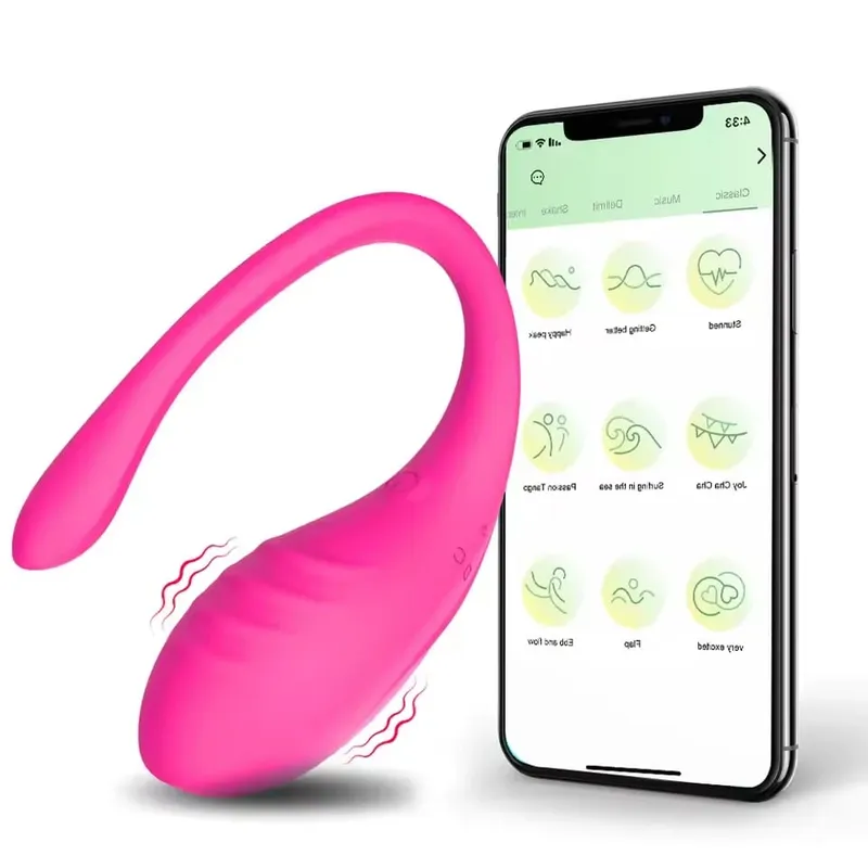 Wearable Women Egg Vibrator Wireless App Control G Spot Vaginal Stimulator Anal Vibrating Massager Sex Toy for Couples