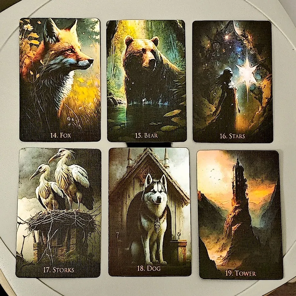 Weird World Lenormand Deck 36 Pcs Fantasy Lenormand Cards 9*6cm — image 6