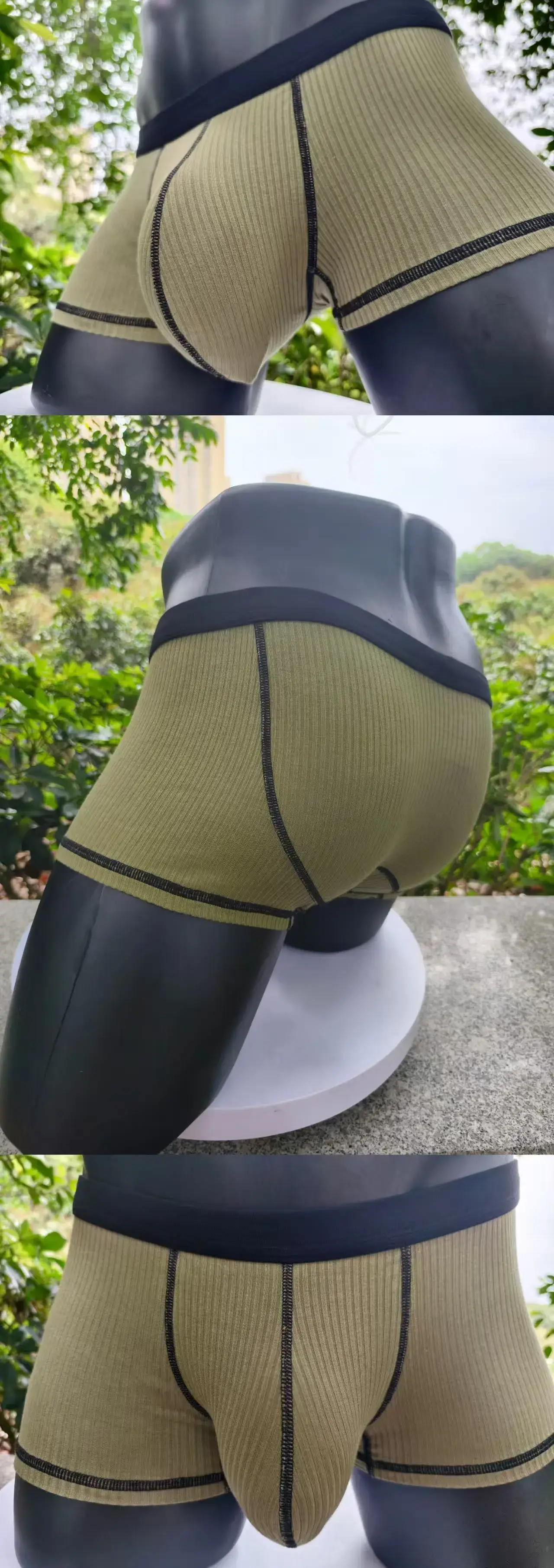 Men's boxer shorts with high elasticity and large pockets, fashionable men's shorts — image 10