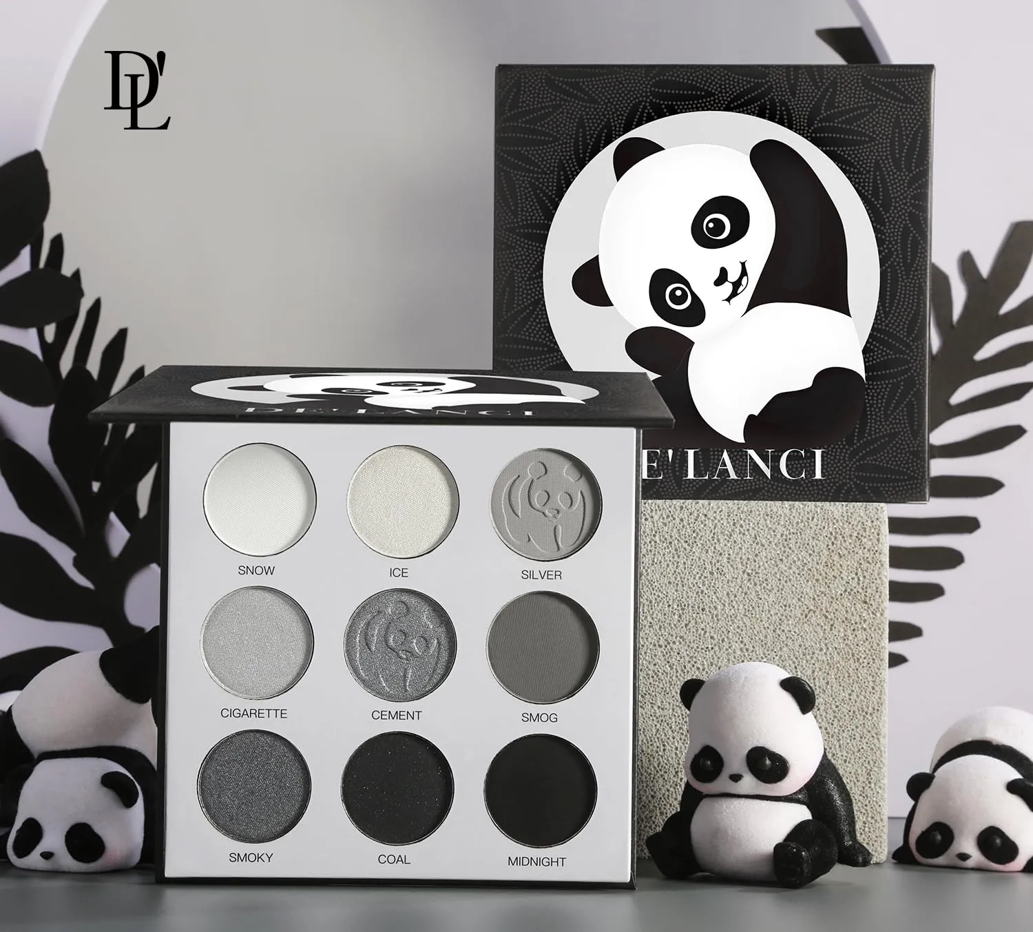 9 Colors Eyeshadow Palette Powder Matte Shimmer Gothic Smoky Punk Blendable High Colors Fine Flash Lasting Eye Makeup — image 6