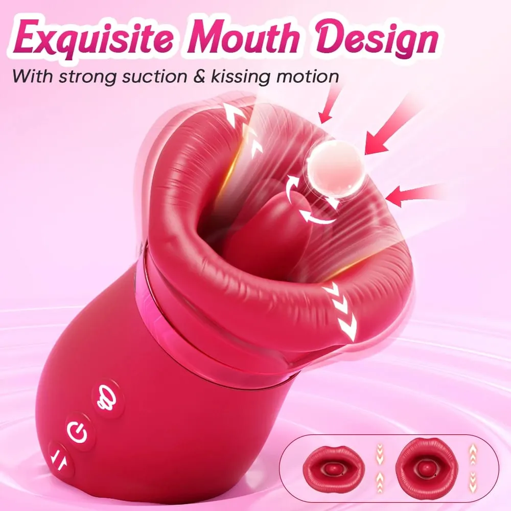 Tongue Wiggle Vibrator for Women Vacuum Sucking Clitoris Stimulator Female Masturbator Nipples Clit Sucker Sex Toy for Women — image 2