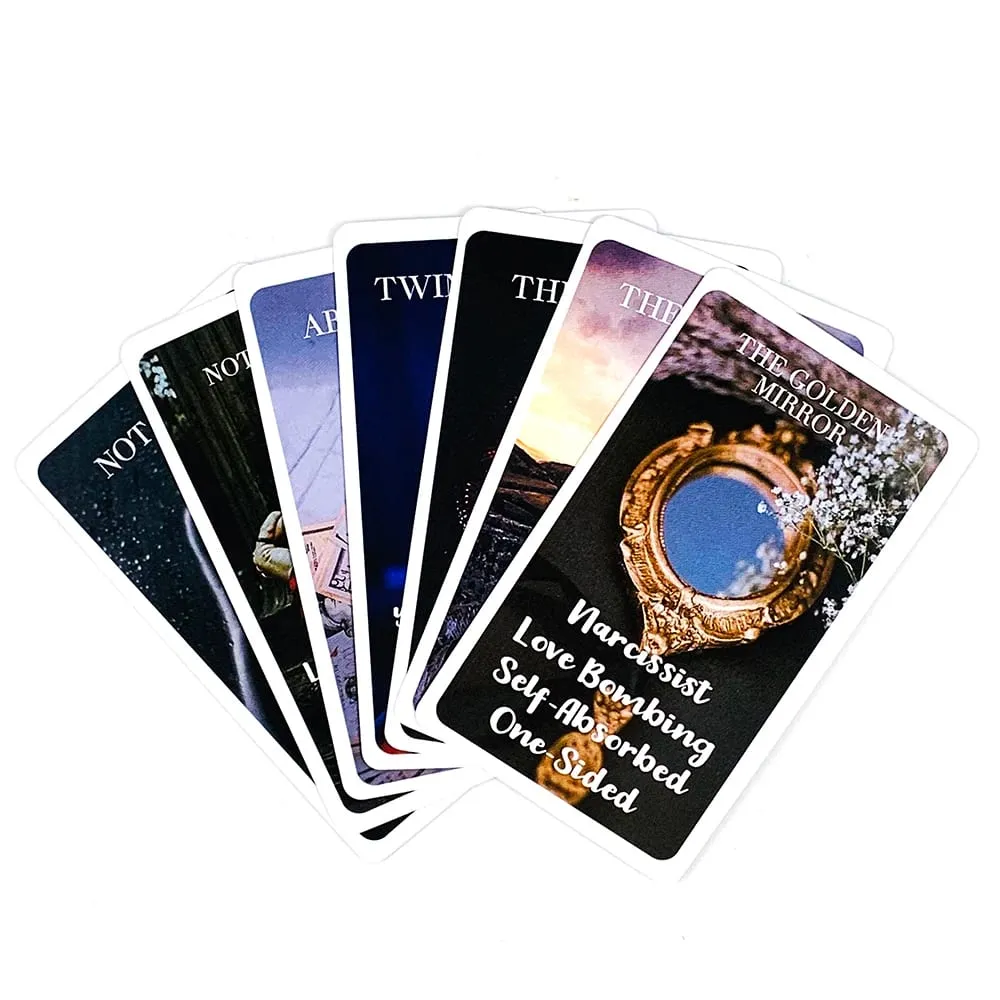 Hot-selling Mystic Red Rose Oracle Cards A 53 Oracle English Visions Divination Edition Deck Borad Playing Games — image 5