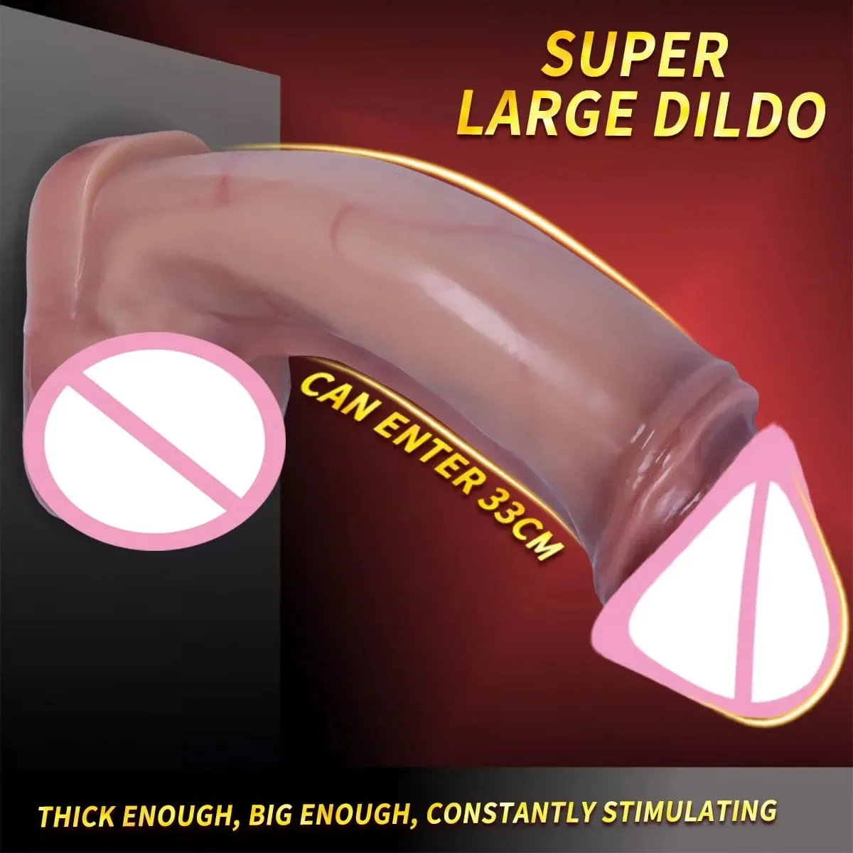 Realistic Veins Soft Silicone Dildo 2Colors Penis Male Genitals Vaginal Masturbation Suction Cup Dick Woman Anal Sex Toy — image 3