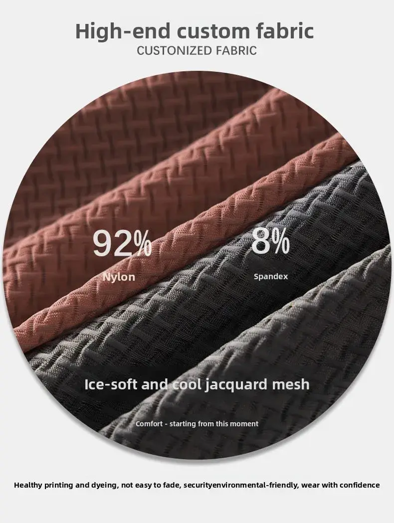 3 pcs Vintage Men High Cut Nylon Briefs Ice Silk Mesh Cool Underpants Soft Breathable Quick Dry Mens Underwear