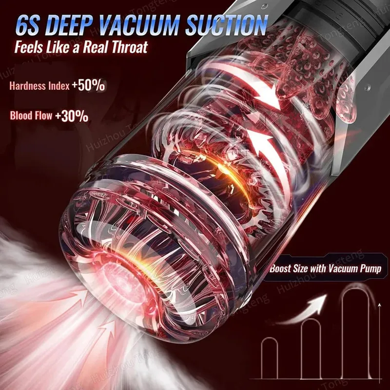 Automatic Male Masturbator Cup 7 Sucking Rotating Licking Thusting APP LED Modes Pocket Pussy Stroker Blowjob Sex Toys For Men — image 3