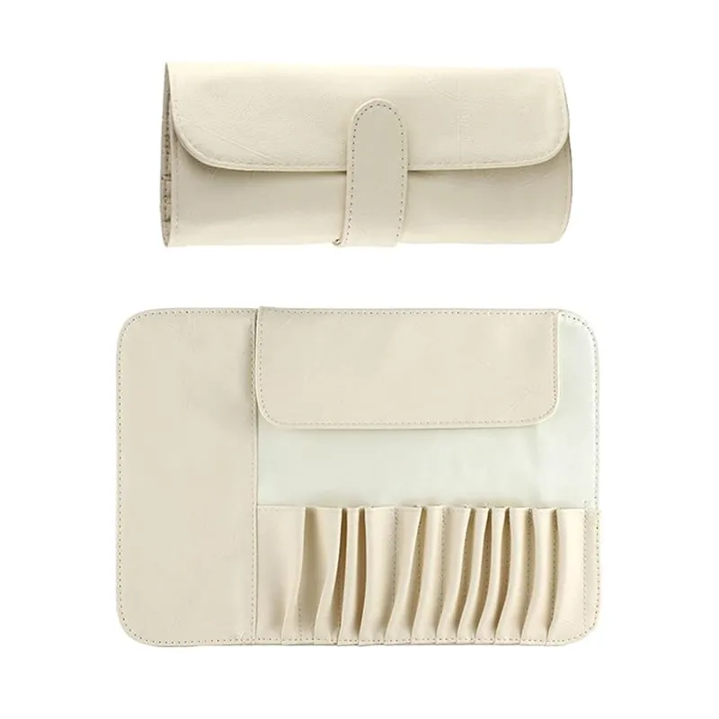 12/14/18 Hole Makeup Brush Bag Functional Travel Cosmetics Case Make Up Brushes Protector Rolling Pouch Tool — image 5